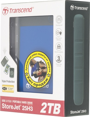 Жесткий диск Transcend StoreJet 25H3 (TS2TSJ25H3B)