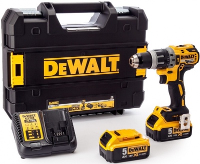 Дрель-шуруповерт ударная DeWalt DCD796P2-QW аккум. патрон:быстрозажимной (кейс в комплекте)