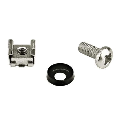 Винт Hyperline CNS-M6-16 с гайкой с шайбой (упак.:1шт)