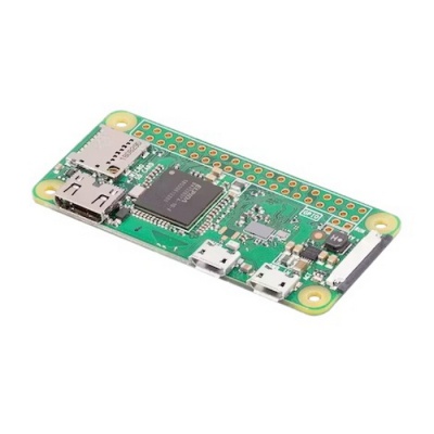 Raspberry Pi Zero W 1GHz single-core CPU, 512MB RAM, Mini HDMI port, Micro USB OTG port, Micro USB power, HAT-compatible 40-pin header, Composite video and reset headers, 
CSI camera connector, 802.11 b/g/n wireless LAN(MBZ)