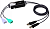 Переключатель сигналов клавиатуры и мыши ATEN 2-Port USB Boundless Cable KM Switch (CS62KM-AT)