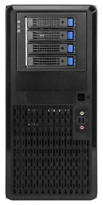 Корпус Midi Tower InWin PE689 Black 600W IP-S600BQ3-3  USB3.0*2+A(HD)+front fan 120mm*1+rear fan 120mm*1+ 2*2SATA+1*1SATA+Intrusion Switch/ holes for SL20”    RACKMOUNT (6154296)