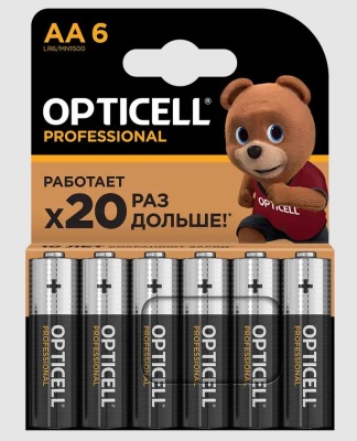 Батарея PROFESSIONAL AA 6 PCS 5052003 OPTICELL