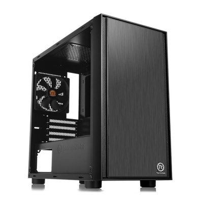 Case Tt Versa H17  черный без БП mATX 2xUSB2.0 1xUSB3.0 audio bott PSU" [CA-1J1-00S1WN-00]