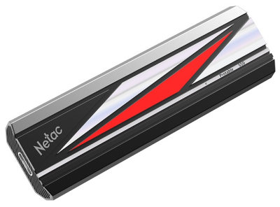 Ssd накопитель Netac ZX20L 2TB USB 3.2 Gen 2 Type-C External SSD, R/W up to 2000MB/1800MB/s, with USB C to A cable and 20Gbps USB C to C cable, 5Y wty (NT01ZX20L-002T-32BK)
