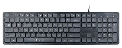 Клавиатура Оклик 500M черный USB slim Multimedia