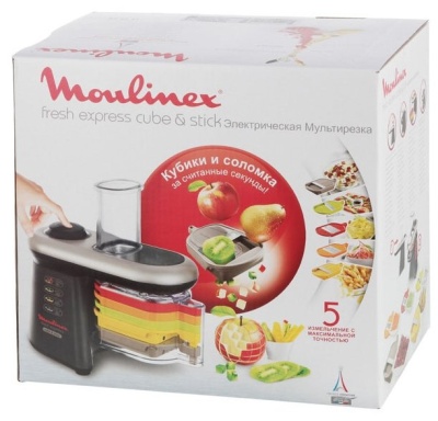 Измельчитель электрический Moulinex DJ905832 0.5л. 280Вт белый/серый