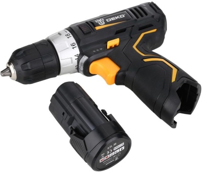 Дрель-шуруповерт Deko GCD12DU3 аккум. патрон:быстрозажимной