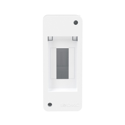 Щит 2 модуля настенный FRAME, белый, без дверцы