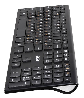 Клавиатура Acer OKR020 черный USB беспроводная slim Multimedia