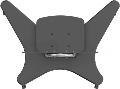 Стойка для телевизора Cactus CS-ST31, 37-75", напольный, мобильный,  черный  [cs-st31bk]