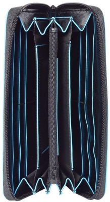 Кошелек женский Piquadro Blue Square PD1515B2R/N черный натур.кожа