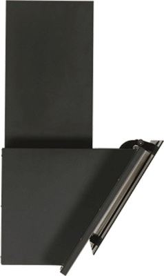 Вытяжка каминная Elikor Рубин S4 60П-700-Э4Д антрацит/черное стекло управление: кнопочное (1 мотор)