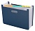 Лоток вертикальный Deli 63951DK-BLUE для бумаг A4 темно-синий полипропилен