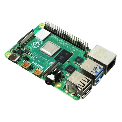 Raspberry Pi 4 Model B (RA608) Retail, 8GB RAM, Broadcom BCM2711 Quad core Cortex-A72 (ARM v8) 64-bit SoC @ 1.5GHz CPU, WiFi, Bluetooth, 40-pin GPIO, 2x USB 3.0, 2xUSB 2.0,2x micro-HDMI, USB-C 5V Power разъем  (RASP4888), (931199)
