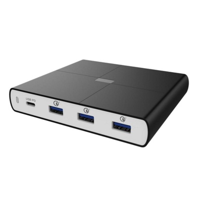 Зарядное устройство ACD CЗУ (ACD-P904U-V1B) 90Вт, Сетевое ЗУ 4xUSB 1PD+3QC, 3.6;20В/4.35А(max) RTL {20}