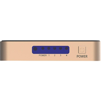 Разветвитель - сплиттер Vention HDMI 19F/4x19F на 4 монитора Разветвитель Vention HDMI 19F/HDMI 19F x 4 (ACCG0)