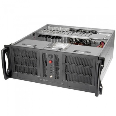 RM41300H12*13729 For Tesla GPU (можно установит 4шт Tesla/Quadro), MB 12"x13", 3x5.25"+2x3.5"+4x Internal 3.5"+Slim ODD, 120mm FAN, wo PSU, w/ Front Door