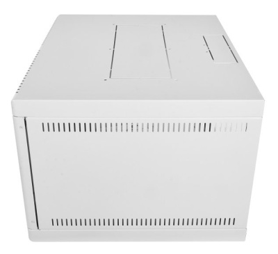 Шкаф коммутационный ЦМО (ШРН-6.650.1) настенный 6U 600x650мм пер.дв.стал.лист металл несъемн.бок.пан. 100кг серый