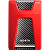 Внешний жесткий диск ADATA USB 3.1 2Tb AHD650-2TU31-CRD 2.5" Red