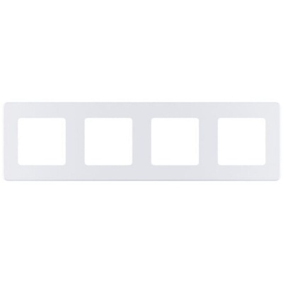 Legrand 673966 Рамка - 4 поста - INSPIRIA - жемчуг
