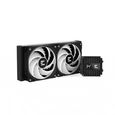Система водяного охлаждения Zalman CPU Liquid Cooler 240mm, ARGB, black (ALPHA2 A24 Black)