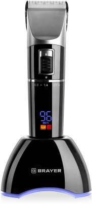 Машинка для стрижки Brayer 3402BR черный (насадок в компл:4шт)