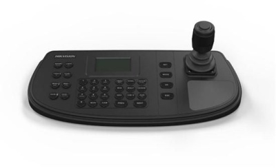 Клавиатура управления, LCD-экран с разрешением 128х64, 4-х позиционный джойстик, 1 RS-232, 1 RS-422, 1 RS-485, 1 USB, DC12В, 4.5Вт, -10...+55°C, 435х193х110мм Hikvision DS-1006KI