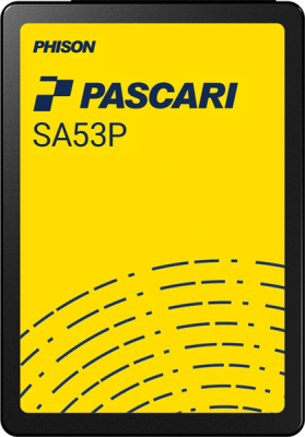 Серверный диск Phison SSD SA53P, 480GB, 2.5" 7mm, SATA3, TLC, R/W 530/500MB/s, IOPs 98 000/28 000, TBW 876, DWPD 1, non-OPAL