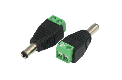 PROconnect (14-0314-4) Разъем питания DC штекер 2,1х5,5мм с клеммной колодкой (Упаковка 50 шт)