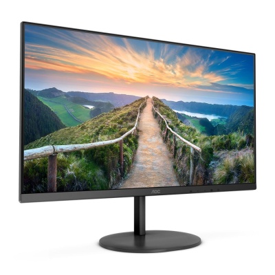 Монитор AOC 23.8" Value Line Q24V4EA черный IPS LED 16:9 HDMI M/M матовая 1000:1 250cd 178гр/178гр 2560x1440 D-Sub DisplayPort FHD 3.1кг