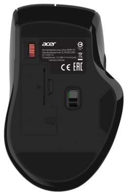 Мышь Acer OMR170 черный оптическая (1600dpi) беспроводная BT/Radio USB (6but)
