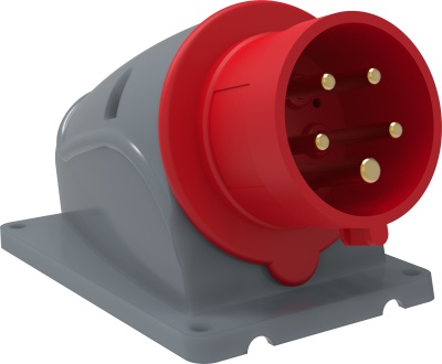 Iek PSN52-016-5 Вилка стационарная ССИ-515 16А-6ч/200/346-240/415В 3Р + РЕ+ N IP44 MAGNUM ИЭК