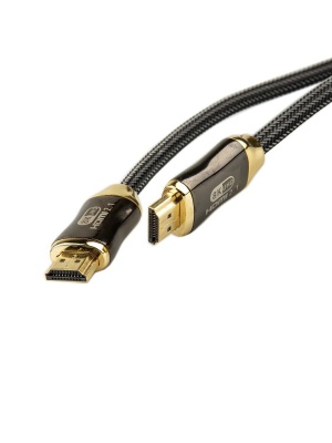 Кабель HDMI 19M/M,ver. 2.1, 8K@60 Hz 1m метал разъемы, нейлоновая оплетка Telecom <TCG300-1M> VCOM Telecom HDMI (m) - HDMI (m) 1м (TCG300-1M)