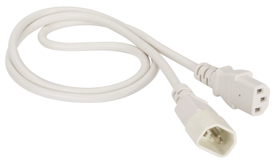 Шнур питания C13-C14, 3х0.75, 220В, 10А, белый, 7 метров (LAN-PP13/14-7.0-WH)