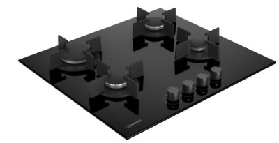 Газовая варочная поверхность Indesit INGT 61 IC/BK черный