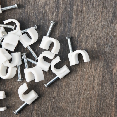 REXANT (07-4006) Крепеж кабеля  "круглый" 6 мм. (упак. 50 шт.)кратно 10 - 500шт