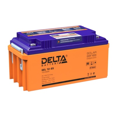 Delta GEL 12-65 (12V/65Ач) свинцово- кислотный аккумулятор