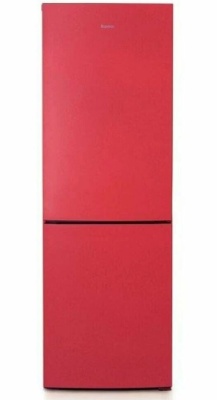 Холодильник Бирюса H6149 красный двухкамерный 245/135 л морозилка снизу, автоматическое оттаивание