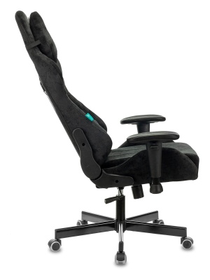 Кресло игровое Бюрократ VIKING KNIGHT Fabric черный Light-20 с подголов. крестовина металл
