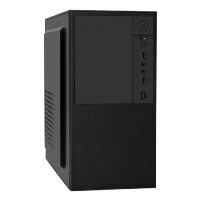 Корпус Minitower ExeGate BAA-308-AA500 (mATX, БП AA500 с вент. 8см, 2*USB, HD Audio, черный)