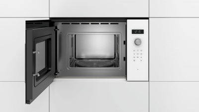 Микроволновая печь Bosch BFL524MW0 20л. 800Вт белый (встраиваемая)
