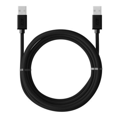 Greenconnect Кабель 1.0m USB 2.0, AM/AM, черный, 28/28 AWG, экран, армированный, морозостойкий, GCR-UM2M-BB2S-1.0m Greenconnect USB 2.0 Type-AM - USB 2.0 Type-AM 1м (GCR-UM2M-BB2S-1.0m)