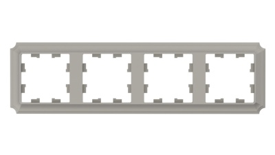 ATLASDESIGN ANTIQUE 4-постовая рамка, универсальная, ШАМПАНЬ