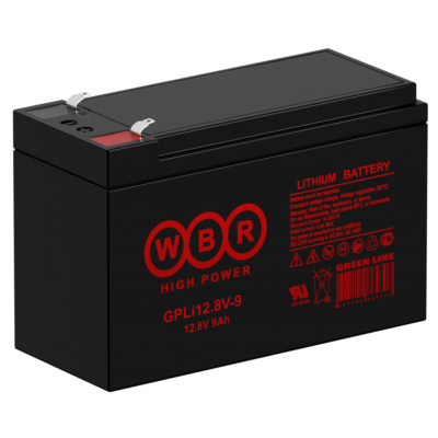 Литий-железо-фосфатный (LiFePO) аккумулятор WBR GPLi 12.8V-9