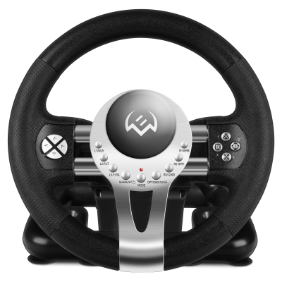 Руль SVEN GC-W800 (педали, вибро, скоба, D-pad, 12 кл, PC/PS3/PS4/XBOXONE/Xinput) Sven SV-015442