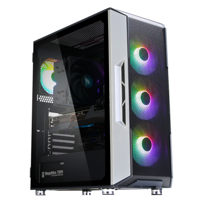 Корпус ZALMAN I3 NEO WHITE, ATX, WHITE, FRONT MESH, WINDOW, 2x3.5", 3x2.5", 1xUSB2.0, 2xUSB3.0, FRONT 3x120mm RGB, REAR 1x120mm RGB (I3 NEO White)