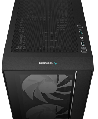 Копрус Deepcool MATREXX 55 V4 без БП, боковое окно (закаленное стекло), 3xARGB LED 140мм вентилятора спереди, 1xARGB LED 120мм вентилятор сзади, черный, ATX (MATREXX 55 V4)