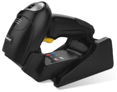 Сканер беспроводной HR52 Bonito, 2D CMOS Wireless Bluetooth Handheld Reader Mega Pixel, RETAIL VERSION dot-code enabled (black surface) with Stand/Docking Station, USB cable and multi plug adapter