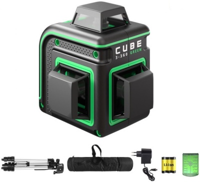 Лазерный уровень Ada Cube 3-360 GREEN Professional Edition
